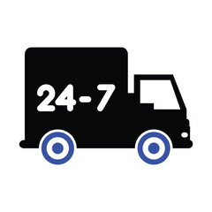 24 Hour Delivery Icon
