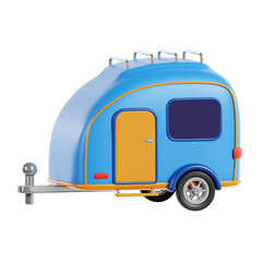 Caravan 3d Illustration