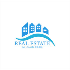 Real estate and home buildings logo design. Property and Construction logo design.
