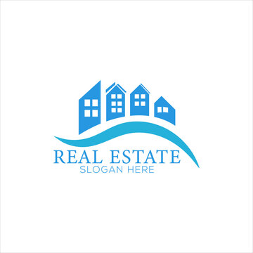 Real estate and home buildings logo design. Property and Construction logo design.