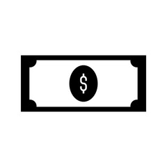 dollar walve bill line icon