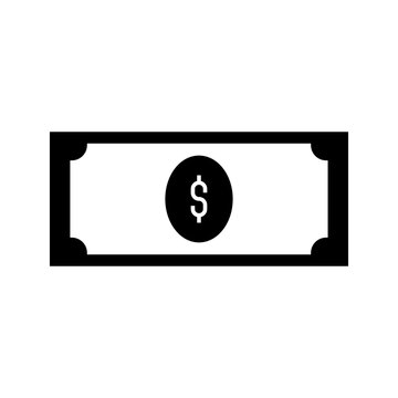 dollar walve bill line icon
