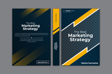 corporate business identity cover annual report brochure flyer design template vector, Leaflet presentation, book cover, layout  - obrazy, fototapety, plakaty
