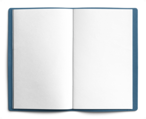 Traveler's Notebook with Blue Leather Cover