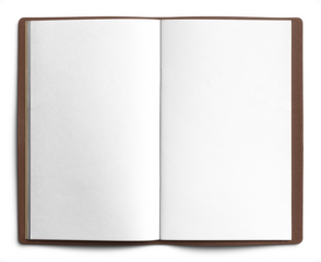 Traveler's Notebook with Brown Leather Cover