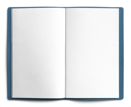 Traveler's Notebook with Blue Leather Cover