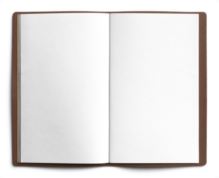 Traveler's Notebook with Brown Leather Cover