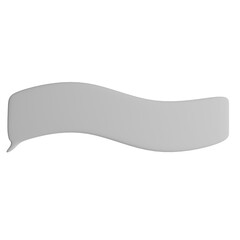 3D illustration of the speech bubble icon