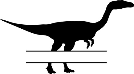 Coelophysis Dinosaur monogram Dinosaur silhouette Monogram bundles Types of dinosaurs breeds