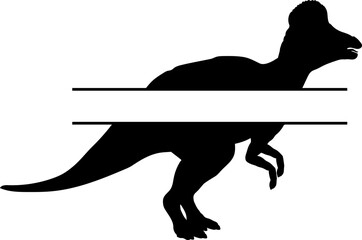 Corythosaurus Dinosaur monogram Dinosaur silhouette Monogram bundles Types of dinosaurs breeds