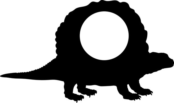 Edaphosaurus. Dinosaur Silhouette. Dinosaur SVG Types of dinosaurs Dinosaur name breeds 