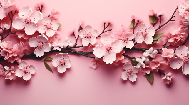 pink cherry blossom in spring © Sumera
