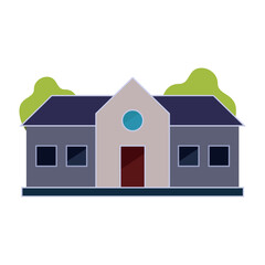 home house villa hotel free icon vector logo template in flat style and trendy colors 