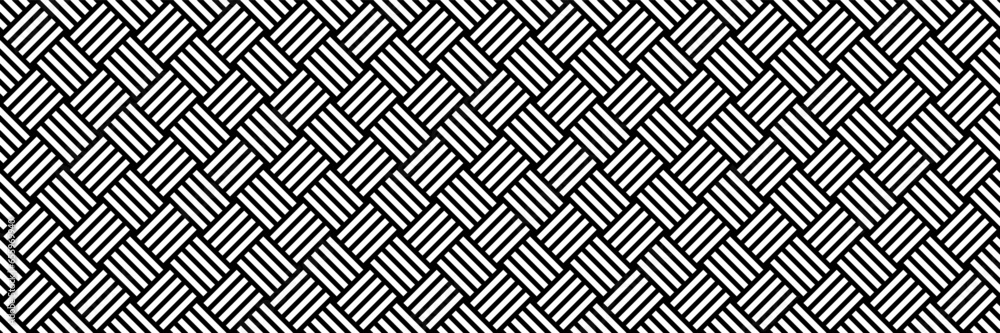 Poster horizontal seamless plaid and checked design for pattern and background.
