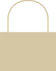 Lock icon for decoration and design.

