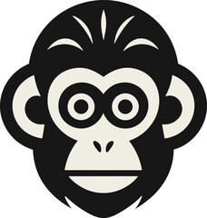 monkey vector logo animal template