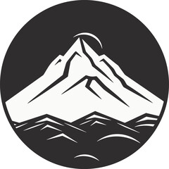 mountain logo vector design