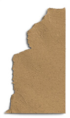 Brown Cardboard Paper Bottom Right Corner Torn 2