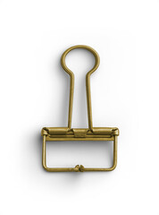 Gold Bulldog Clips Vintage Open 1