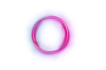 neon glow effect pink circle