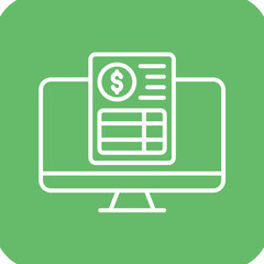 Online Invoice Icon