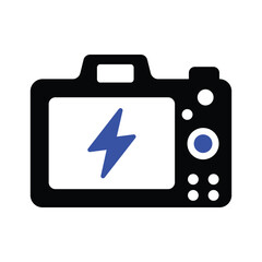 Camera Flash On Icon