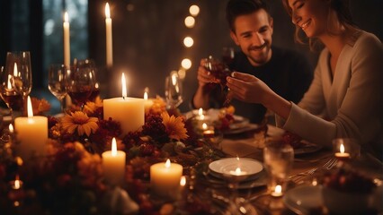 person with candles