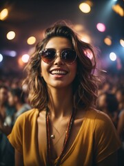 portrait of a woman in sunglasses