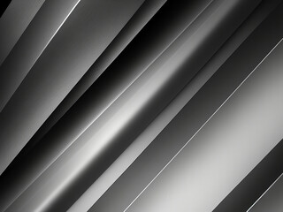 Modern backgrounBlack white dark gray abstract. Geometric shape. Diagonal line stripe angle 3d. Gradient. Matte brushed metal steel metallic effect. Wide banner. Panoramic. Design. Template. Premium