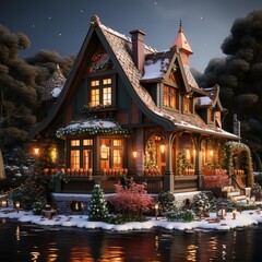 Fototapeta premium A beautiful environment of the world during Winter