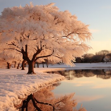 A beautiful environment of the world during Winter