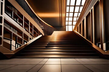 Obraz premium corridor in a modern building