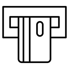 Outline Atm Card icon
