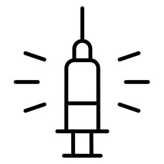 Outline Vaccine icon