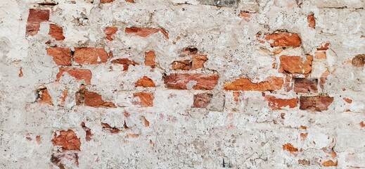 Obraz premium Stara ściana z cegły. 