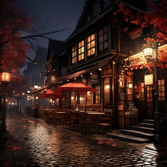 A beautiful environment of the world during rainy season