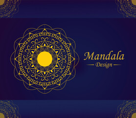 Creative luxury mandala background, mandala design, 