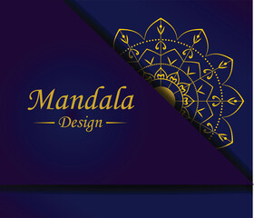 Creative luxury mandala background, mandala design, 