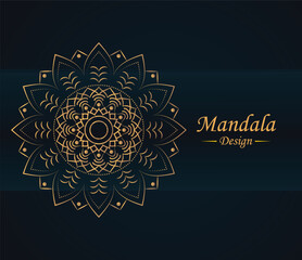 Creative luxury mandala background, mandala design, 