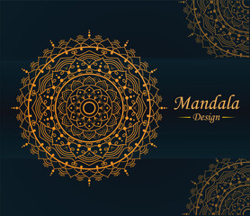 Creative luxury mandala background, mandala design, 