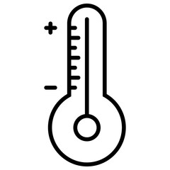 Outline Temperature icon