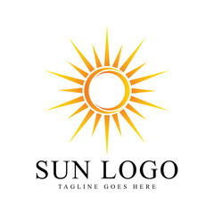 Sun Logo Icon Design Element
