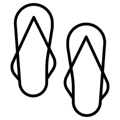 Outline Sandals icon