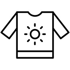 Outline Shirt icon