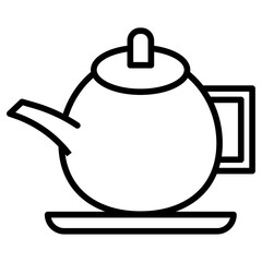Outline Tea jug icon