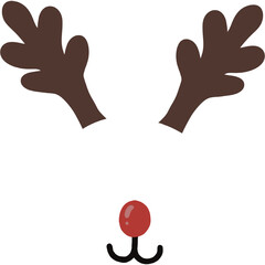 루돌프, rudolph, the red-nosed reindeer, rudolph the red-nosed reindeer, deer - obrazy, fototapety, plakaty