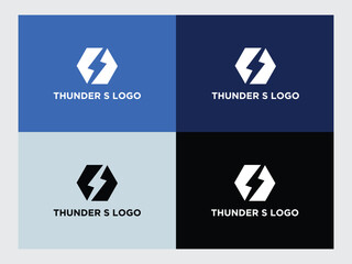 Thunder S Logo - obrazy, fototapety, plakaty