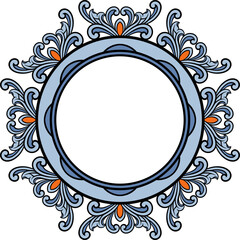 Classic circle ornament for weddings
