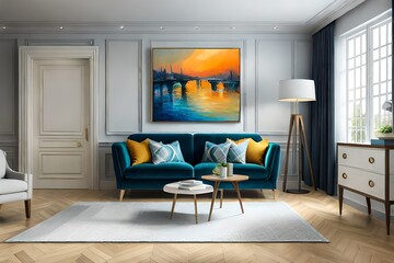 Fototapeta premium modern living room
