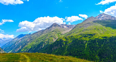 Die Ötztaler Alpen in Tirol, Österreich  